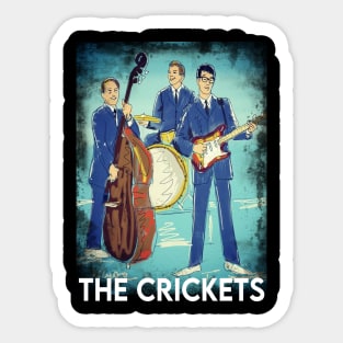 Legendary Rock Pioneers The Crickets' Anthem Sticker